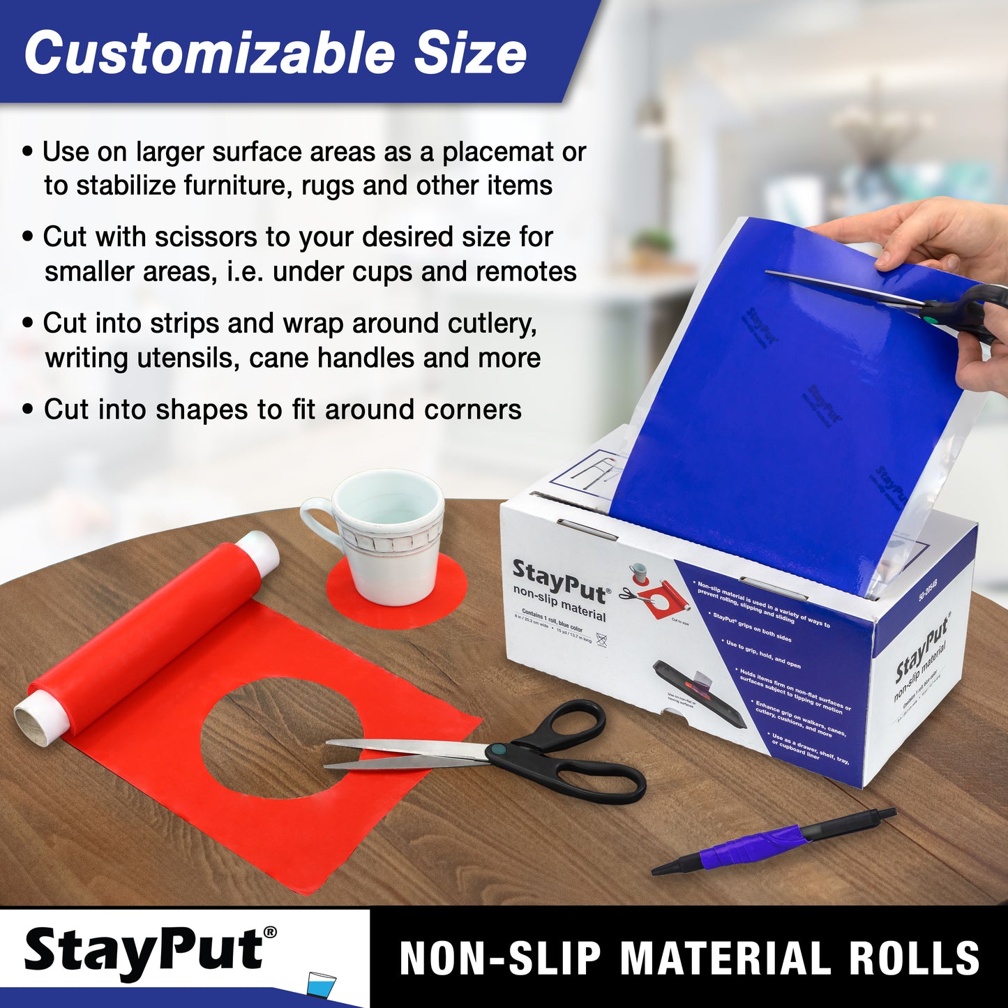 StayPut non-slip material roll