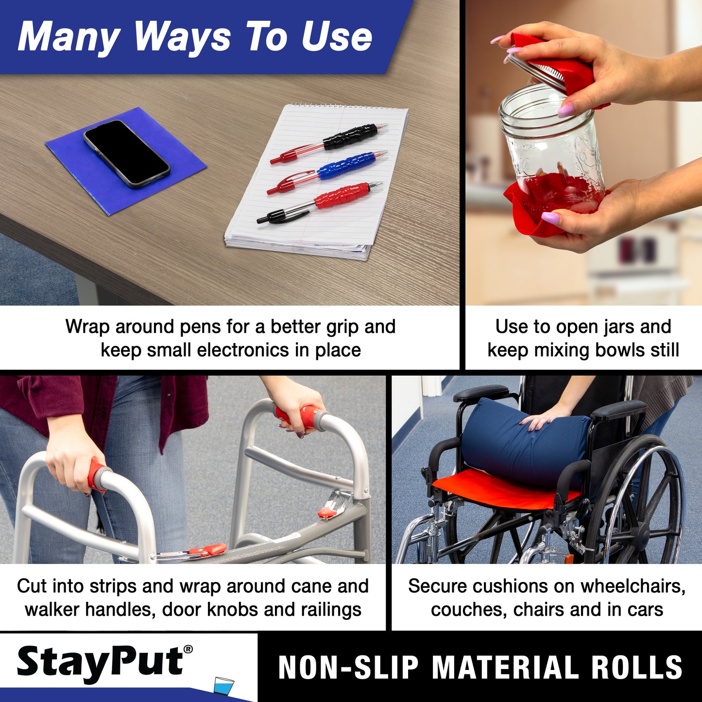 StayPut non-slip material roll